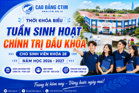 [THÔNG BÁO] Tổ chức "Tuần sinh hoạt chính trị đầu khóa" cho sinh viên khóa 28 năm học 2026-2027